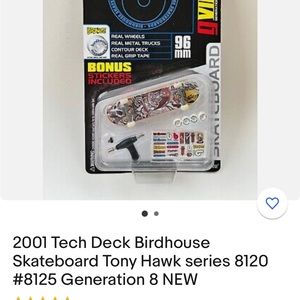 2001 Tech Deck birdhouses Finger Skateboard